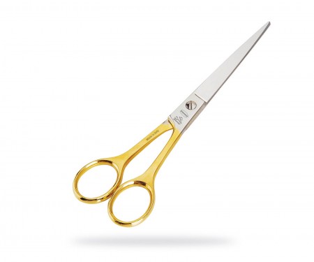 Forbice capelli manico dorato - immagine 1